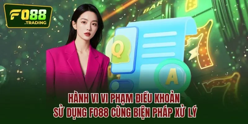 Hành vi vi phạm điều khoản sử dụng FO88 cùng biện pháp xử lý